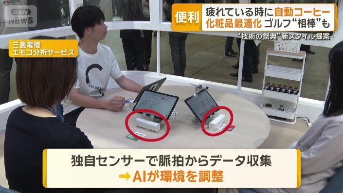 AIが独自のセンサーで人の脈拍からデータ収集