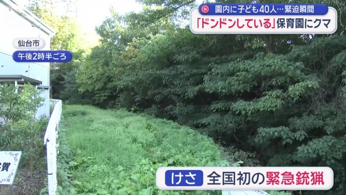 全国初となる「緊急銃猟」が行われた