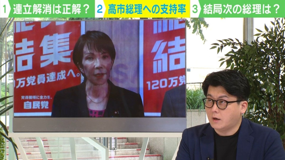 約5割が “高市総理”を支持 「高市シフト」で参政・国民から支持者回帰も？世論調査から見る現状を「JX通信社」米重氏が解説