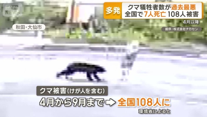 クマによる被害