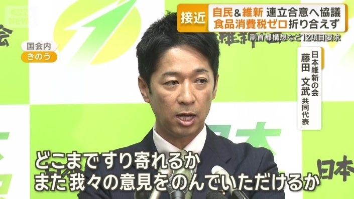 日本維新の会　藤田文武共同代表