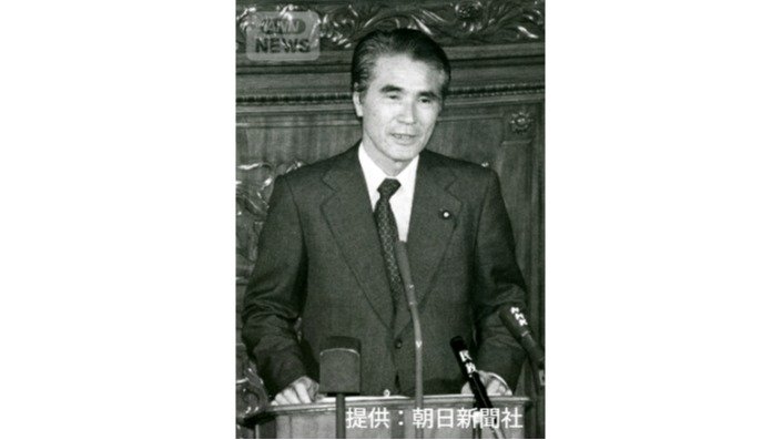 1984年4月　衆議院本会議で質問する村山議員