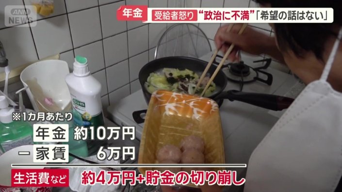 貯金を切り崩しながら生活している