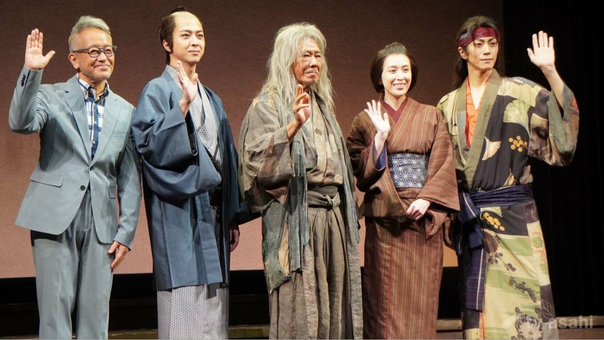 【エンタメ取材現場】西岡徳馬 雛形あきこ timelesz・寺西拓人 廣瀬智紀 宮本亞門氏 舞台「『新 画狂人北斎』−2025−」囲み取材