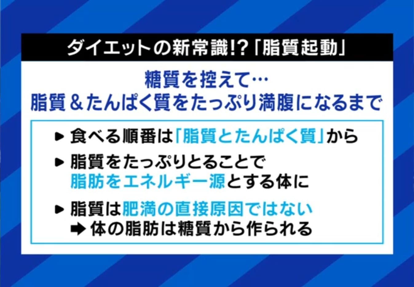 糖質起動