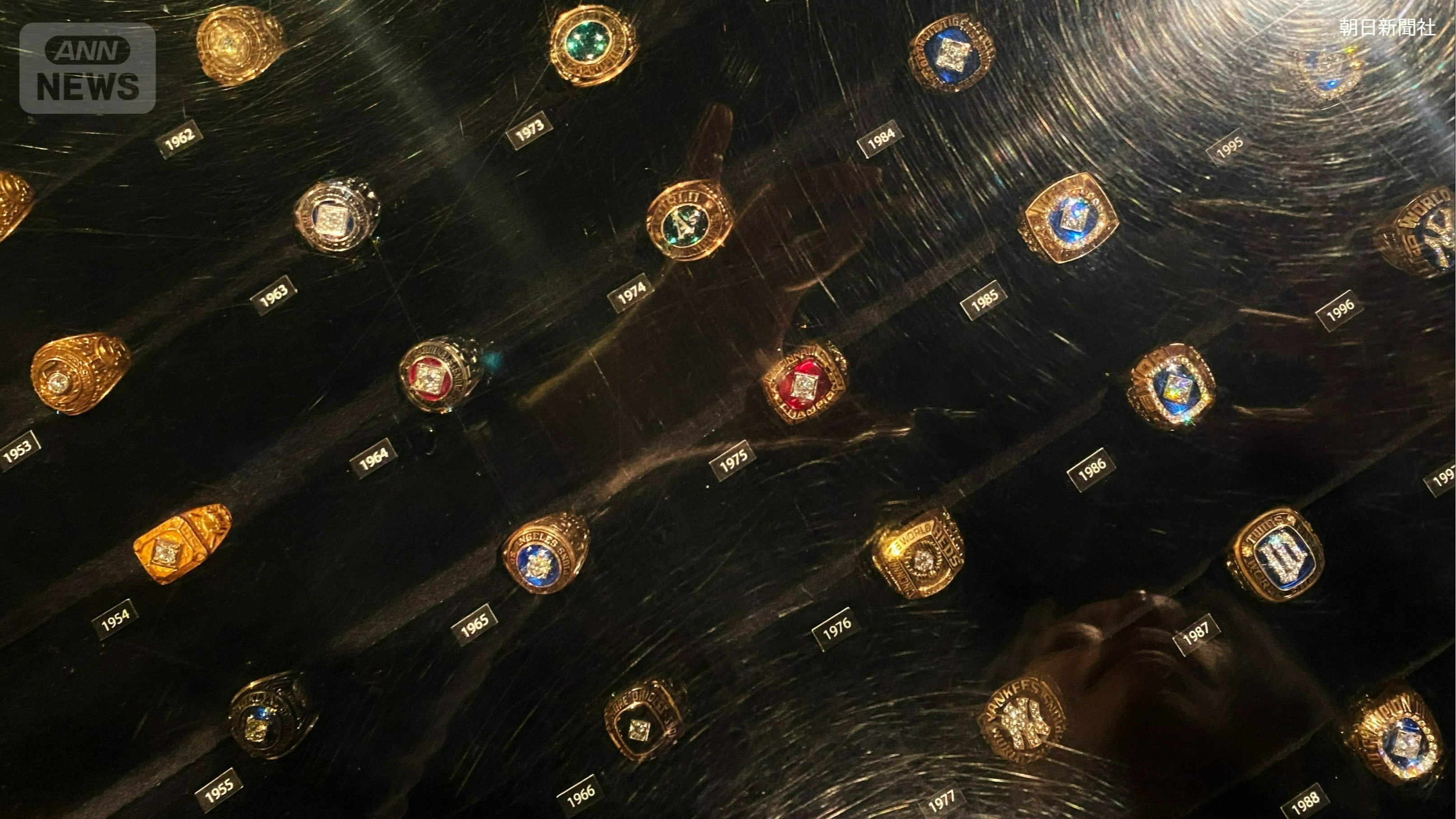 米野球殿堂博物館 歴代チャンピオンリング