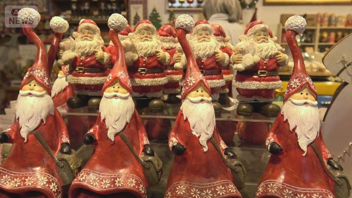 1年中クリスマス商品だけを扱う店　40年前から経営　オフシーズンもなぜ売れる？