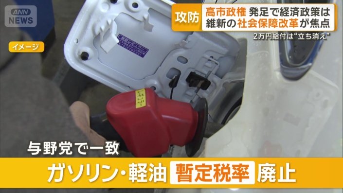 ガソリン・軽油暫定税率廃止