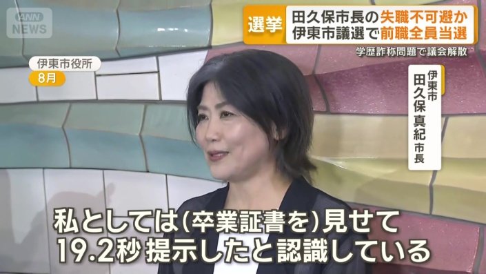 田久保市長（8月）