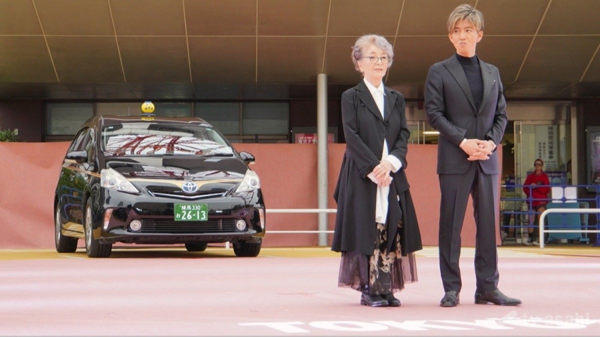 【エンタメ取材現場】倍賞千恵子、木村拓哉ら　映画「TOKYOタクシー」タクシーセレモニー