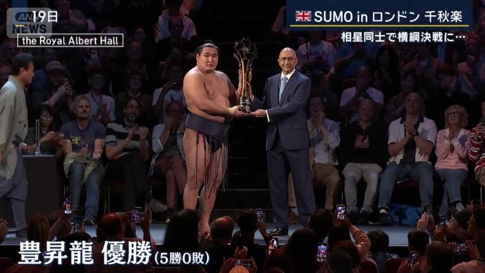 豊昇龍が全勝優勝
