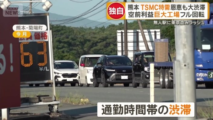 通勤時間帯の渋滞
