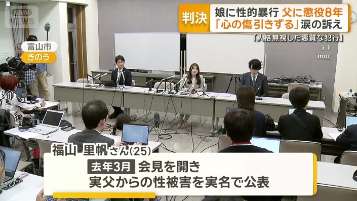 父親からの性被害を実名