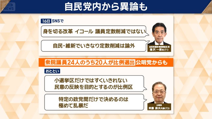 自民党内から異論も