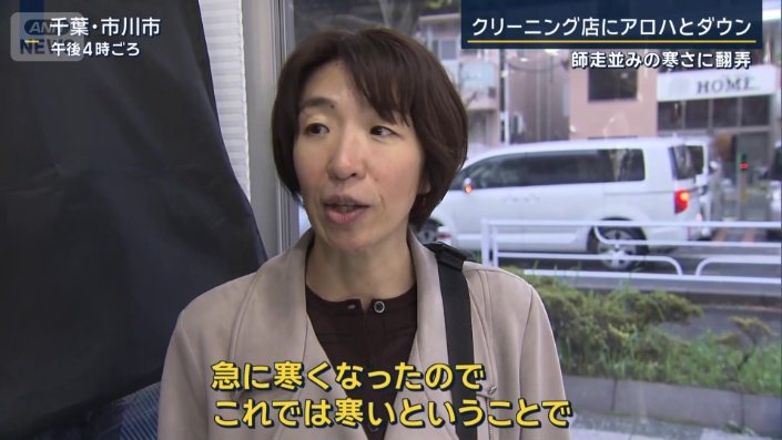 クリーニング店の利用客
