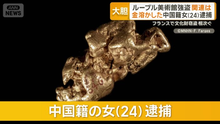 逮捕されたのは24歳の中国籍の女