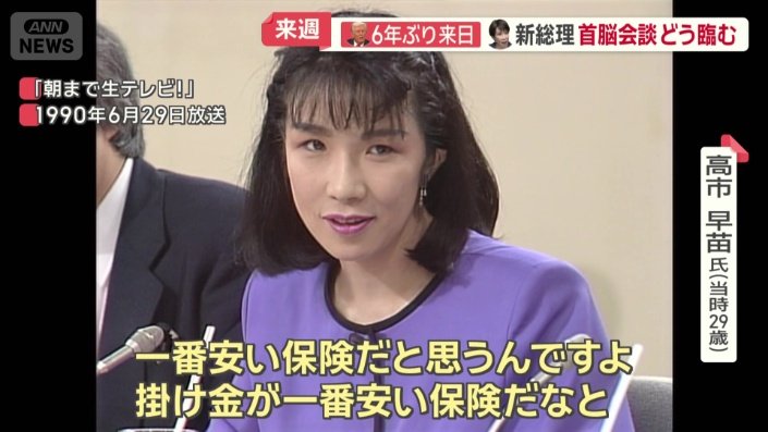 1990年　テレビ番組に出演