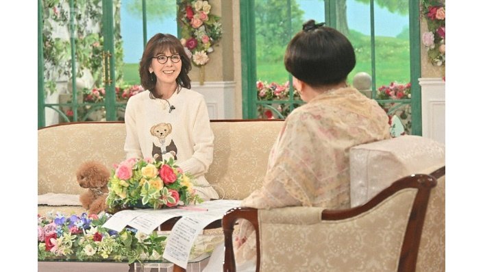 柏木由紀子さんとトイプードルのレア君