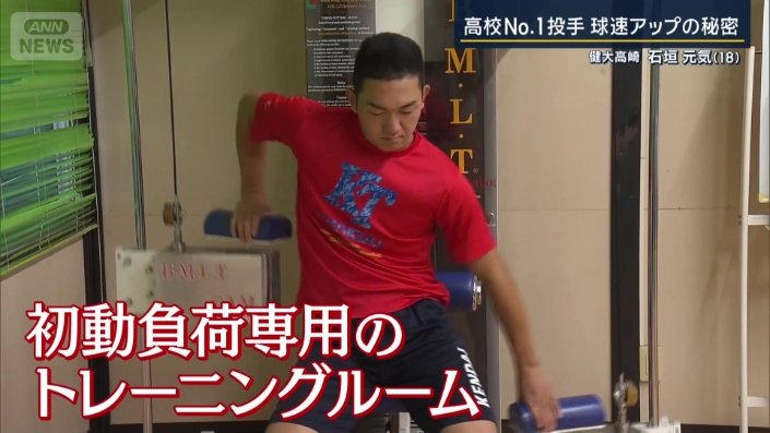 初動負荷専用のトレーニングルーム