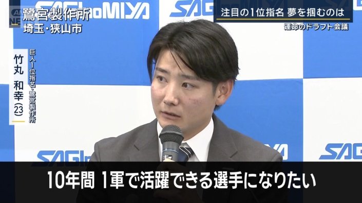 竹丸和幸投手