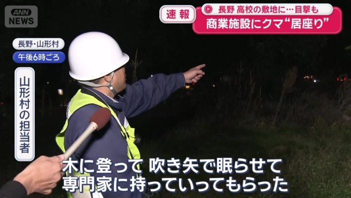 午後5時半すぎに確保されたという