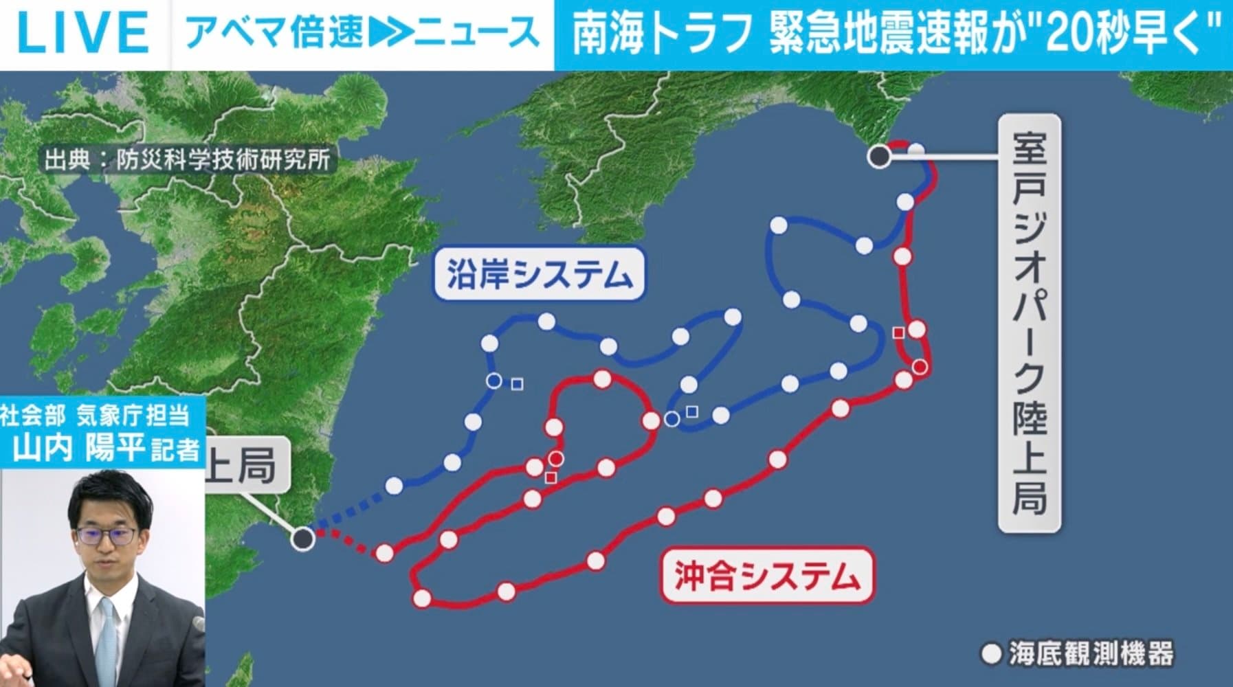 観測地点が増加