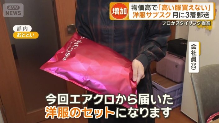 服のサブスクサービス