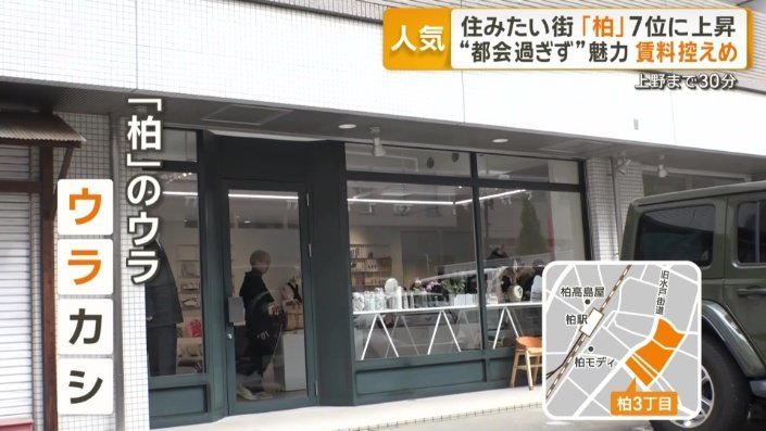 柏の裏通り、柏3丁目を中心とした「ウラカシ」