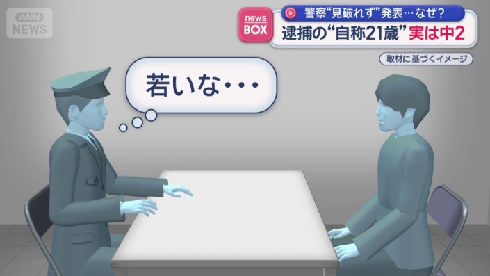 少年の見た目は中肉中背