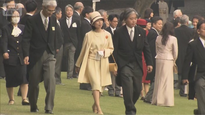 懇談される様子