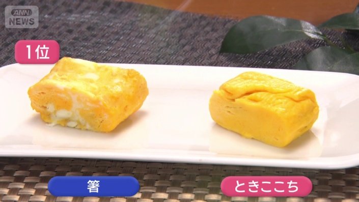 卵焼きで比較