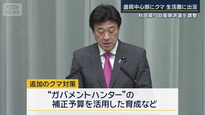 追加のクマ対策