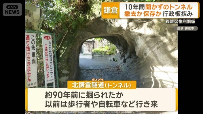 以前は歩行者や自転車などが行き来可能