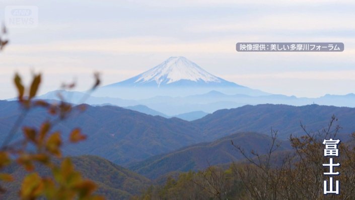 山頂から富士山が見えることも