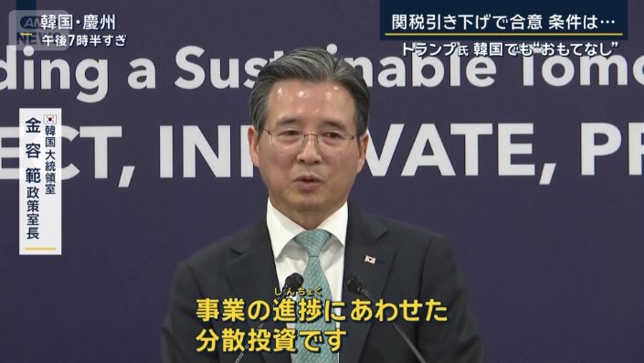 韓国大統領室　金容範政策室長