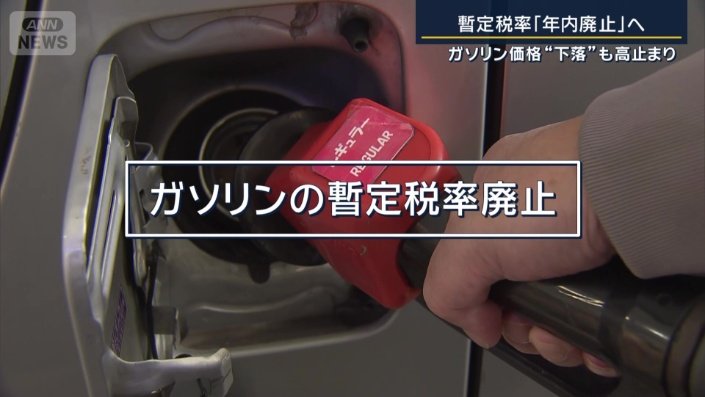 ガソリンの暫定税率廃止