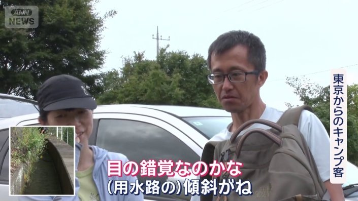 “目の錯覚”説