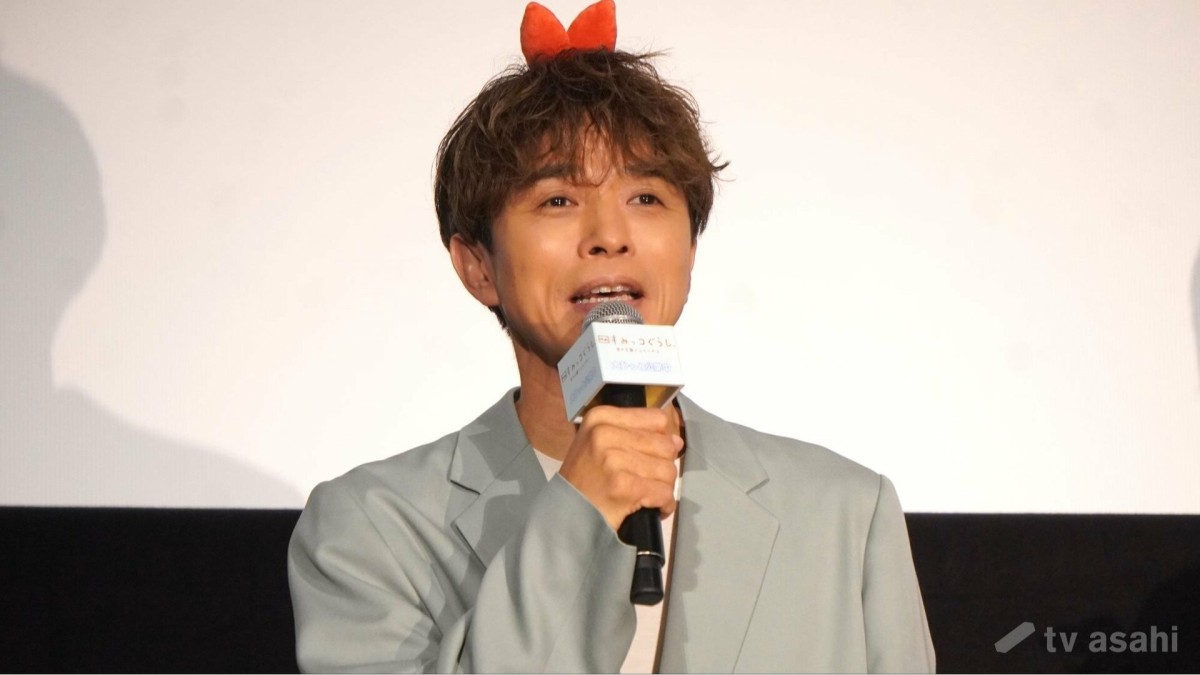 井ノ原快彦、“えびふらいのしっぽ”のカチューシャをつけて登場!「このまま生きていきたい」