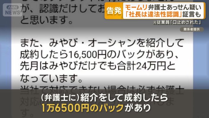社内のグループラインのやり取り