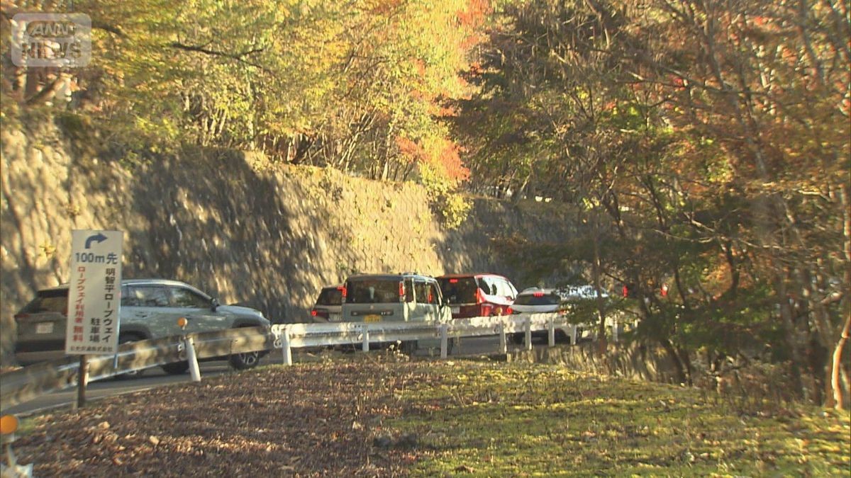 日光いろは坂の渋滞解消のため栃木県が片側の駐車場を閉鎖　車流れ効果実感