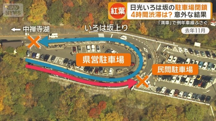 2車線をふさいでしまっていた