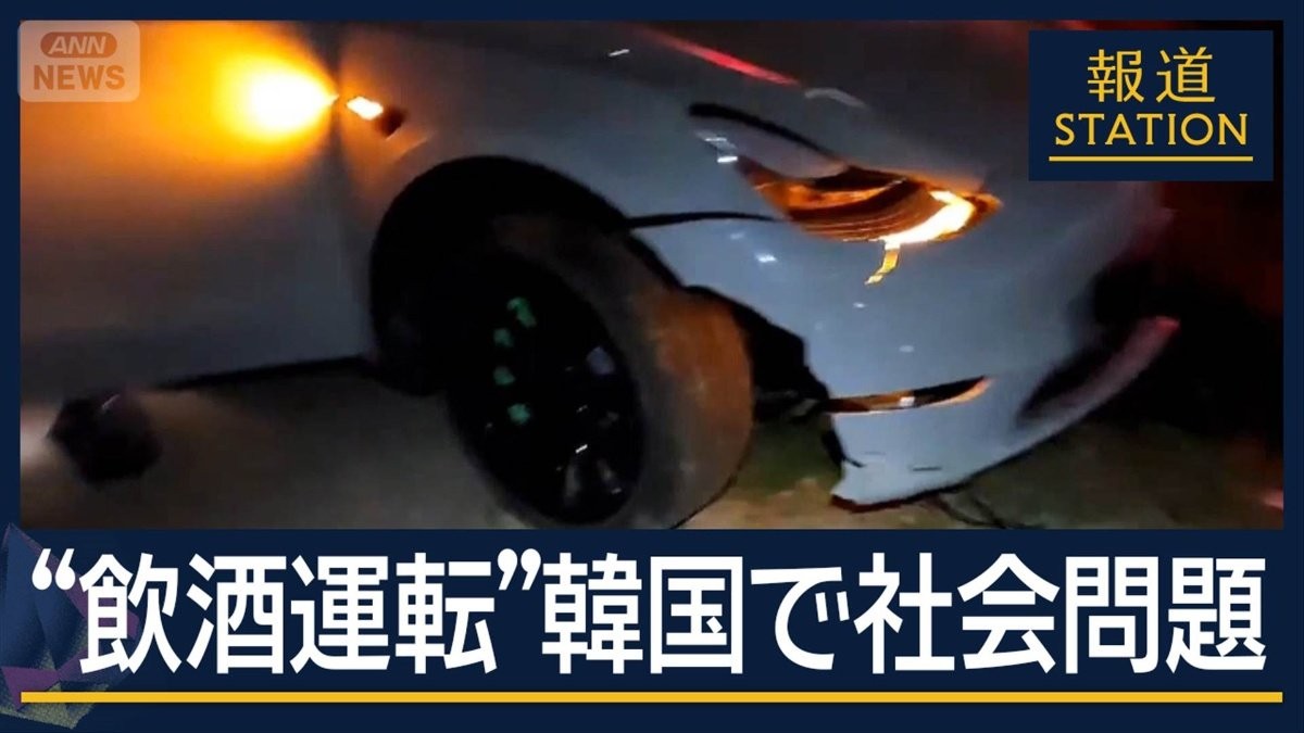 “泥酔暴走車”日本人親子はねられ母親死亡　韓国で社会問題化する“飲酒運転”