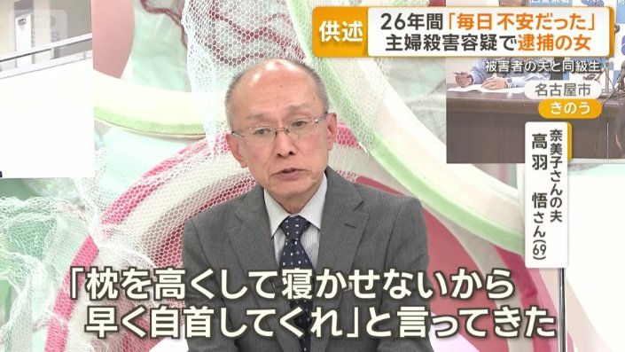 高羽奈美子さんの夫・悟さん（69）