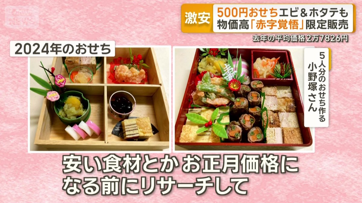 2024年の手作りおせち