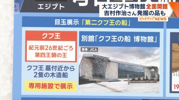 目玉展示「第二クフ王の船」