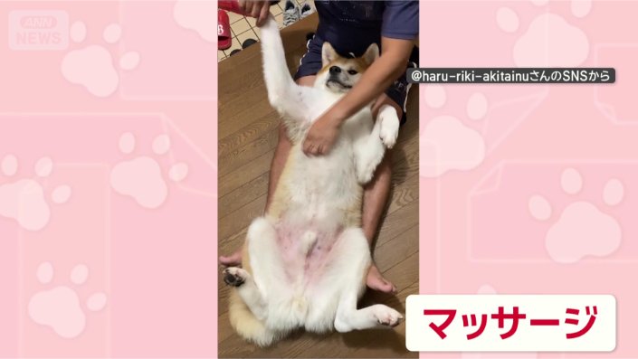 マッサージを受ける