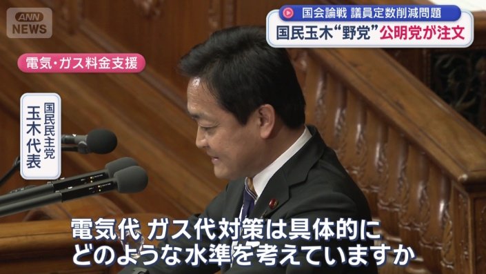 国民民主党 玉木代表