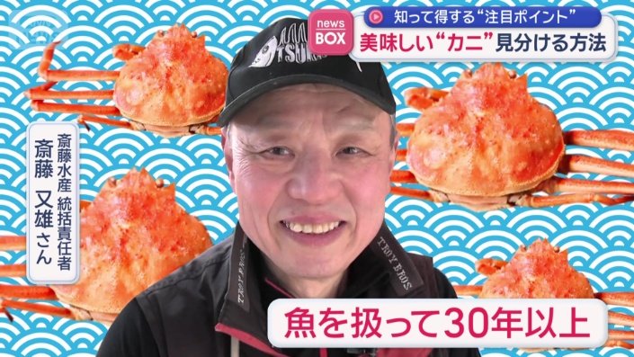 おいしいカニを選ぶには、カニの「色」「形」「大きさ」どこを見ればよい？