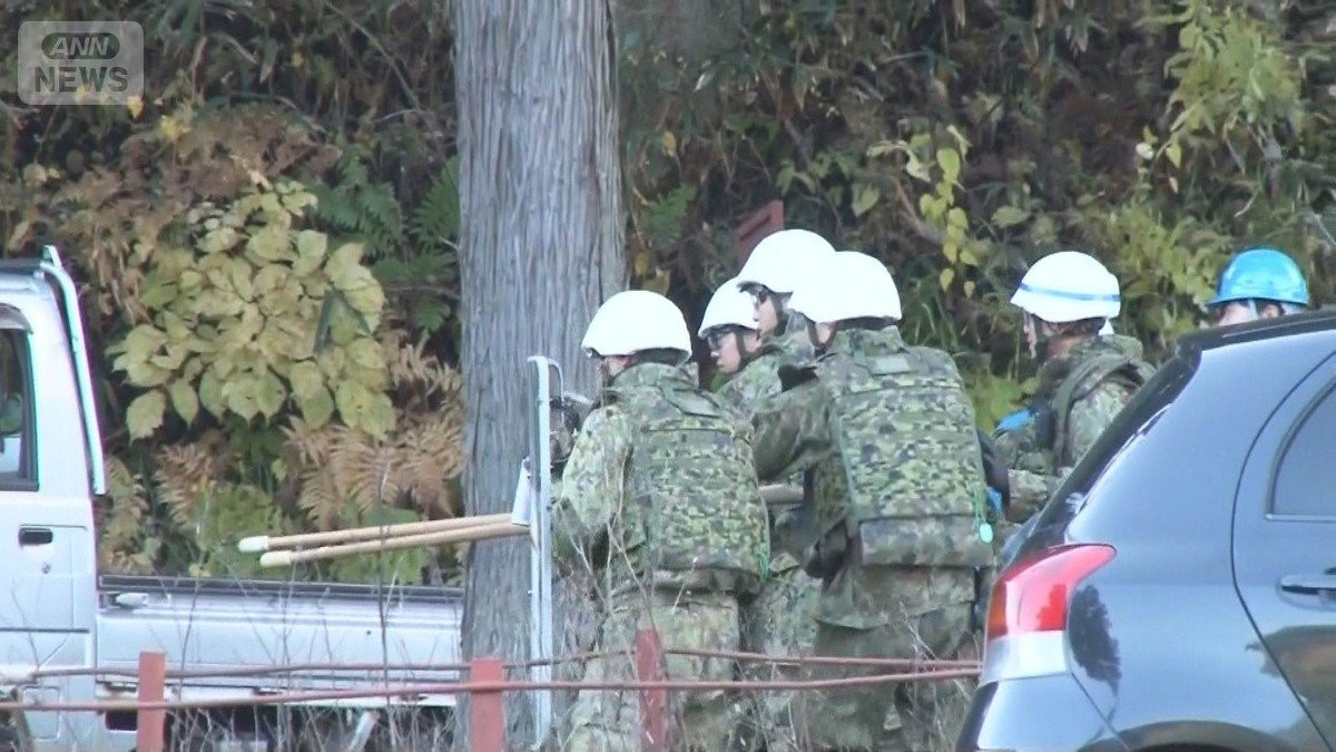 運搬や情報収集など後方支援 活動に法律の壁・銃の違いも…クマ対策 自衛隊の“限界”