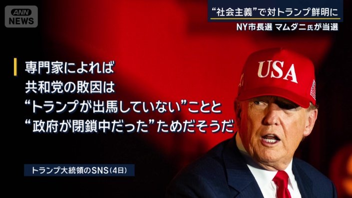 トランプ大統領のSNS(4日)